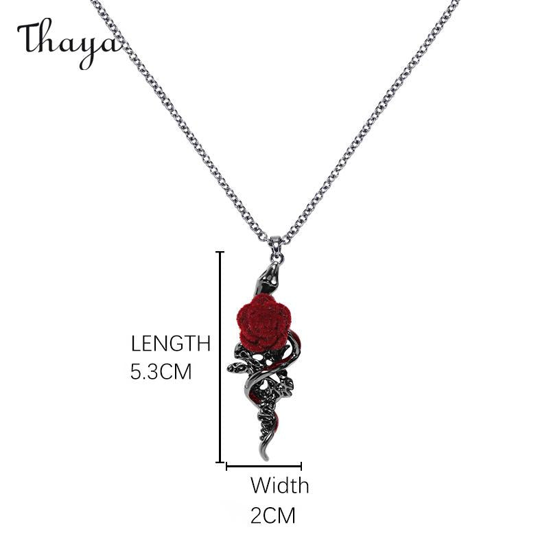 Thaya Sweet Cool Girl Rose Jewelry Set