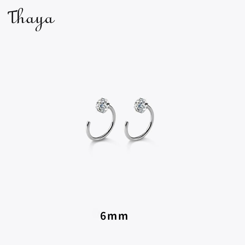 Thaya 925 Silver Chic Elegance Earrings