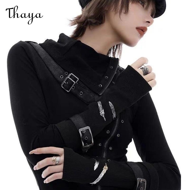 Thaya Subculture Punk Feather Bracelet