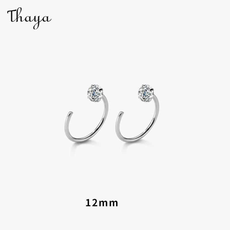 Thaya 925 Silver Chic Elegance Earrings
