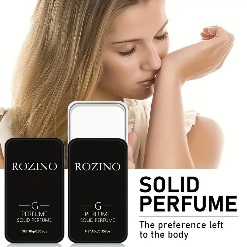 Perfume Women, Body Spray,Fragrance for Men & Women Long Lasting Scent Non-Greasy Perfume Wax Solid Perfumes for Body Application (Black, 7cm)