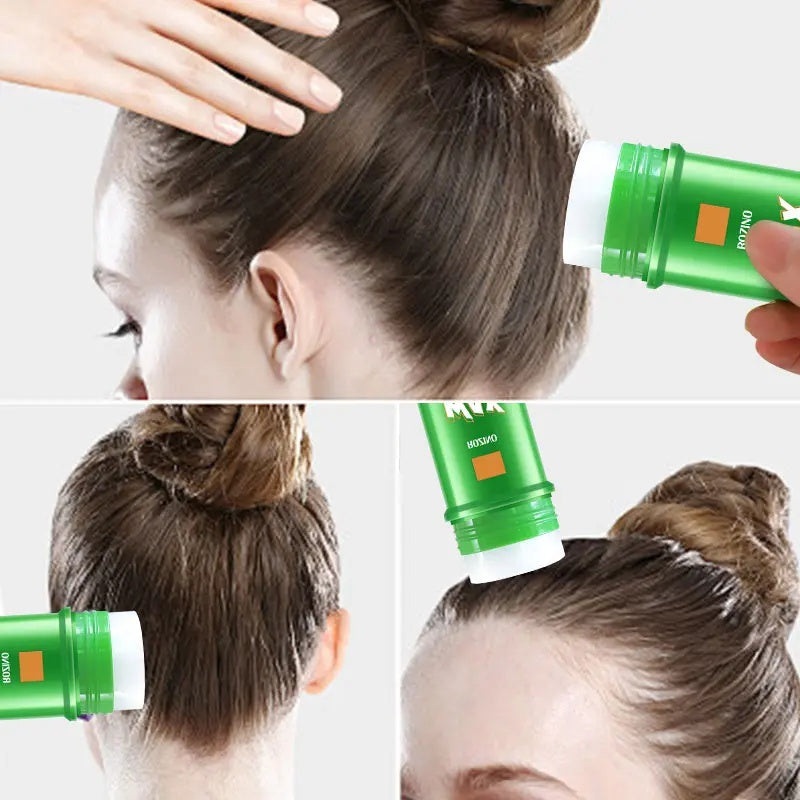 ROZINO 2PCS Hair Wax Stick with Coconut Oil Non-Greasy Styling Wax Hair Pomade Stick for Flyaways & Edge Frizz Hair Care