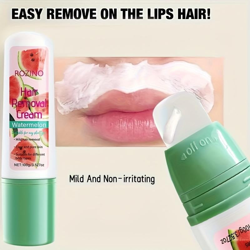 Rozino 3 - in - 1 Watermelon Hair Removal Cream: Remove, Moisturize & Gentle Care Soothing Smooth