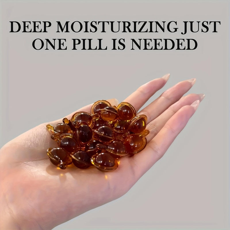 ROZINO Caffeine Hair Capsules Super Smooth & Glossy Magic for Enhanced Hair Shine and Brilliance