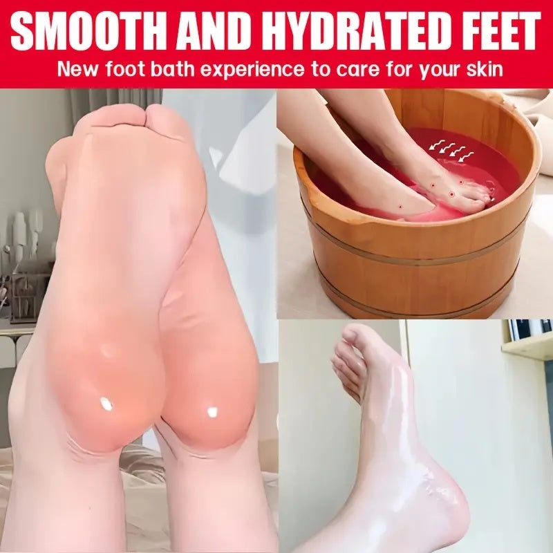 ROZINO Foot Soak Detox Salt - Foot Soaking Salts for Dry Cracked Feet with Tea Tree Oil and Lavender Oil, Foot Bath, Pedicure Soak, Great for Men and Women, Athletes
