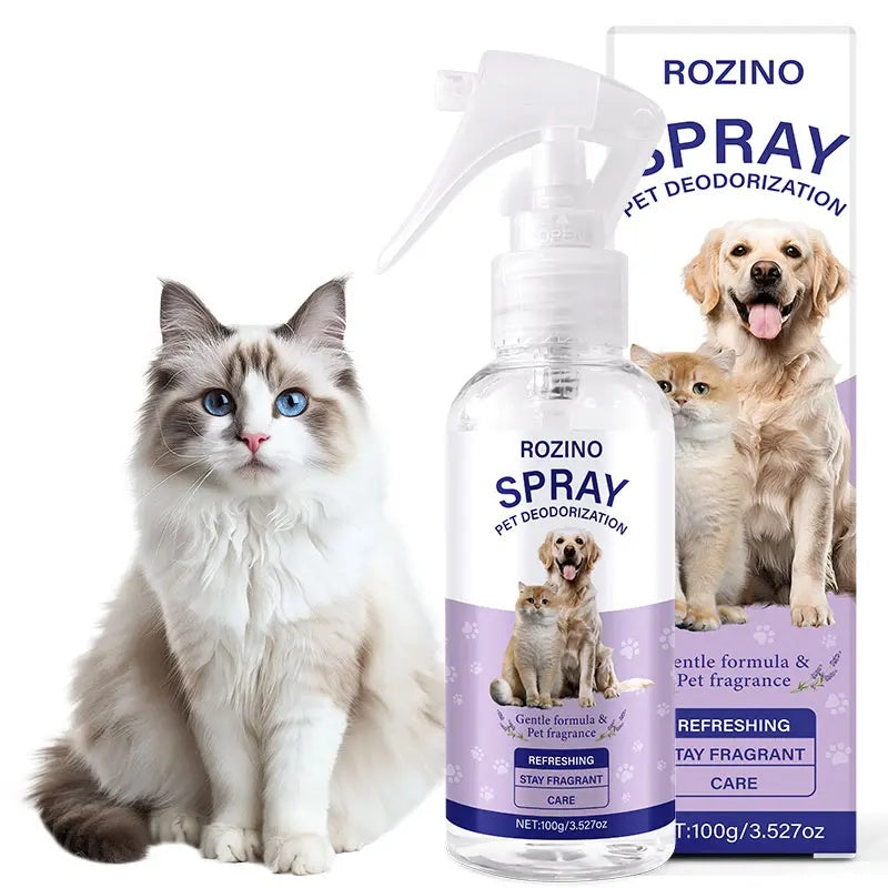 ROZINO Gentle Pet Spray: Fresh Scent & Moisturizing Care