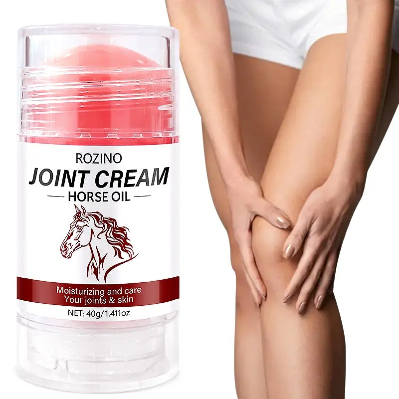 Rozino Horse Oil Joint Cream with Horse Oil, Retinol, Honey, Shea Butter Oil, Aloe Vera, Lavender - Moisturizing, Easy Absorption, Non - Sticky for Joint & Skin Care - 40g/1.411oz