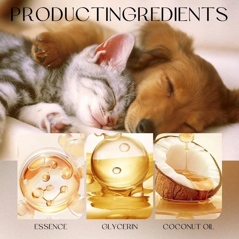 ROZINO Pet Hair Smooth Spray - Plant Keratin - Infused Care for Your Furry Friend