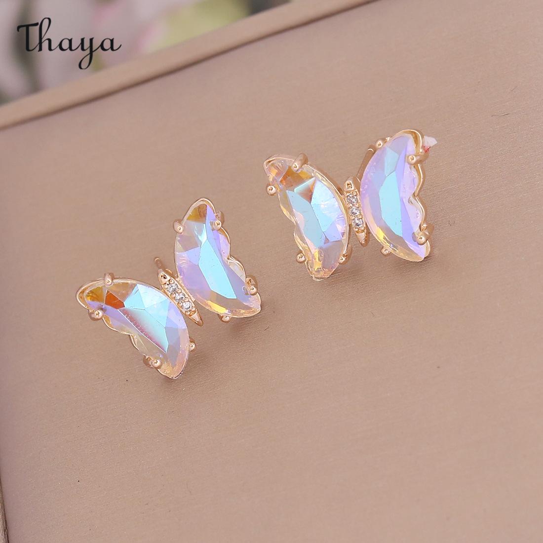 Thaya Butterfly Stud Earrings