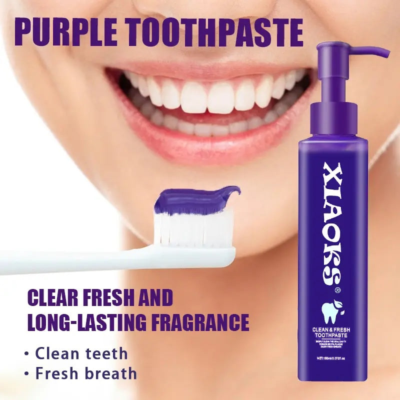 XIAOKS Clean & Fresh Toothpaste - Unlock Your Beautiful Teeth Gloss Oral Hygiene Essentials Bad Breath Killer