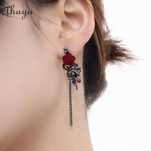 Thaya Sweet Cool Girl Rose Jewelry Set
